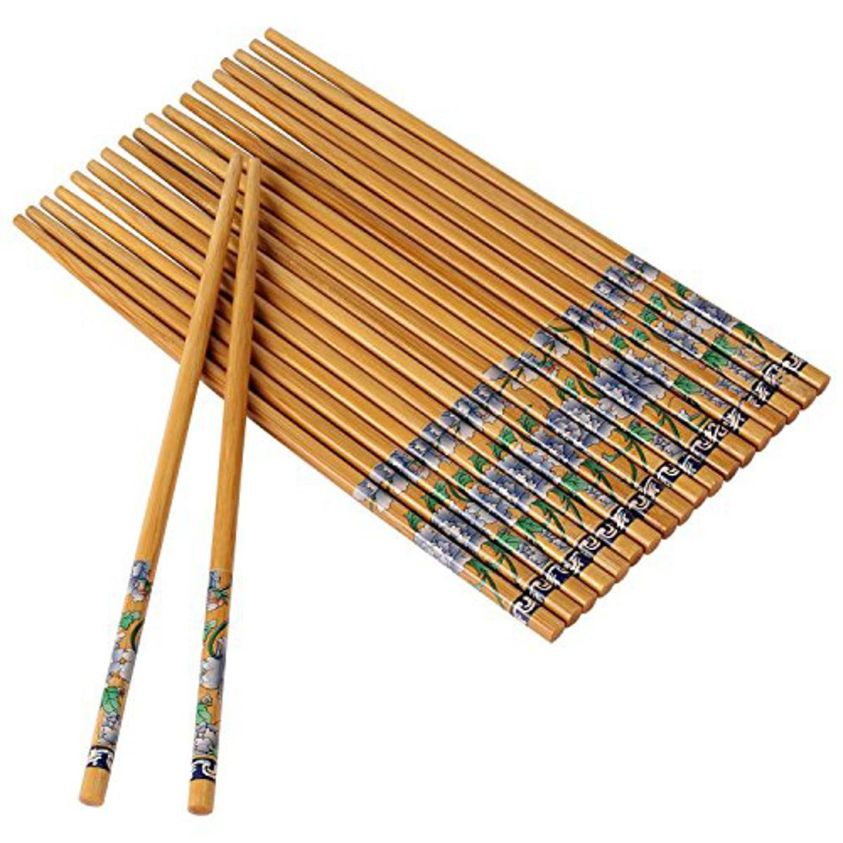 10 Pairs Wooden Family Chopstick set